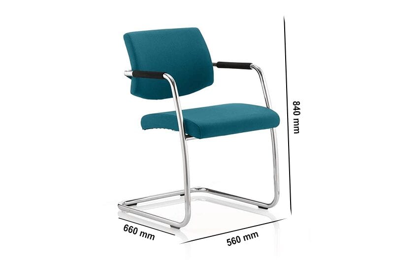 Velma – Multicoloured Cantilever Visitor Chair with Arms Velma – Multicoloured Cantilever Visitor Chair with Arms