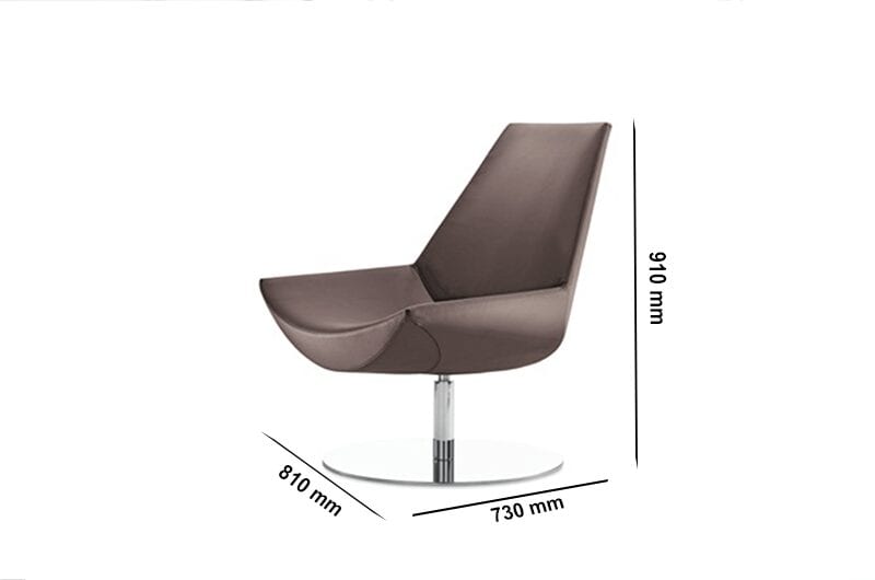 Duo - Medium Back Chair with Stainless-Steel Base