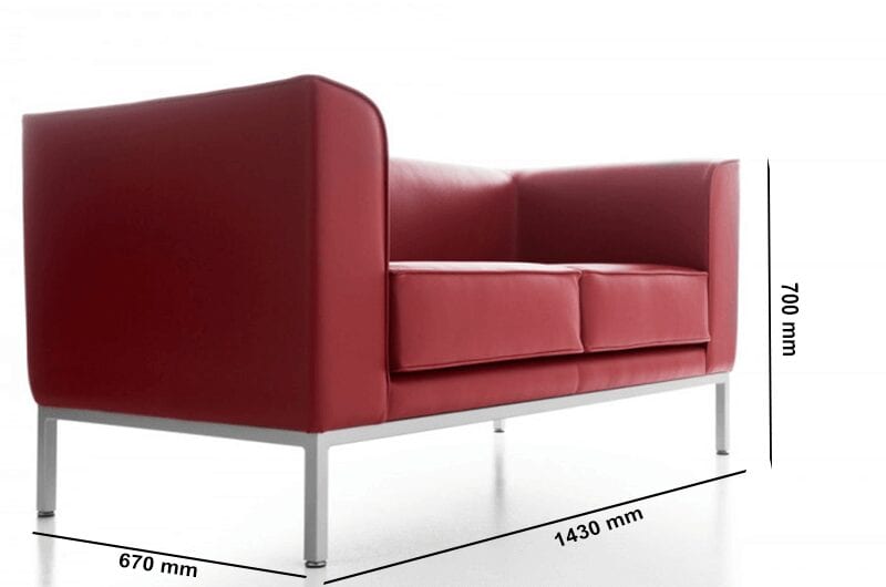 Homer – Sofa and Armchair Suite with Metal Frame