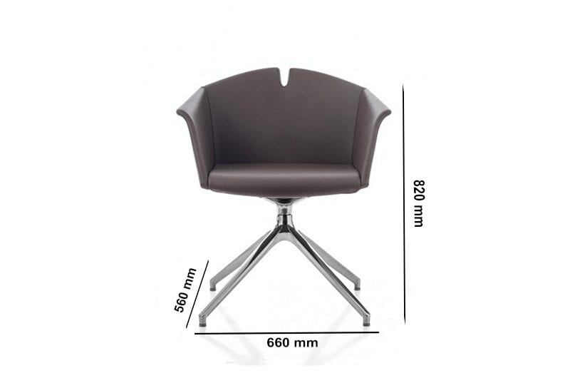 Jett – Multicolour Armchair with Trestle Frame Jett – Multicolour Armchair with Trestle Frame