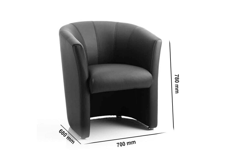 Atlas – Single Tub Reception Chair Atlas – Single Tub Reception Chair