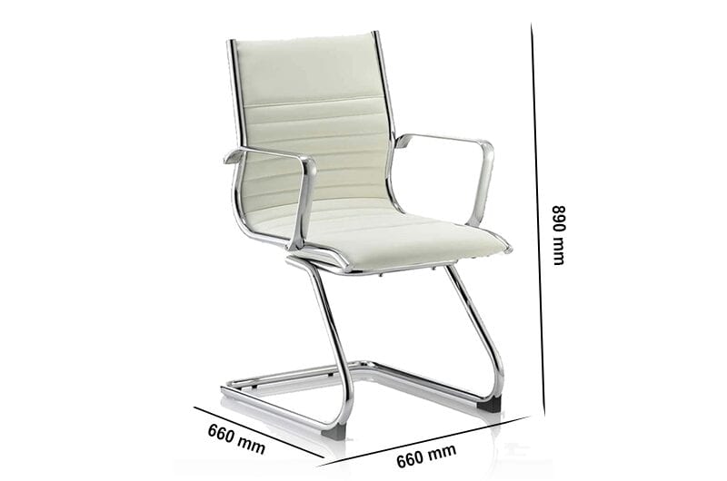 Charme – Bonded Leather Cantilever Visitor Chair with Arms Charme – Bonded Leather Cantilever Visitor Chair with Arms