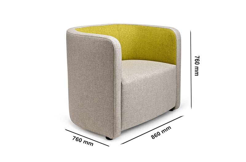 Sydney – Medium Back One and Two Seater Armchair in Multicolour