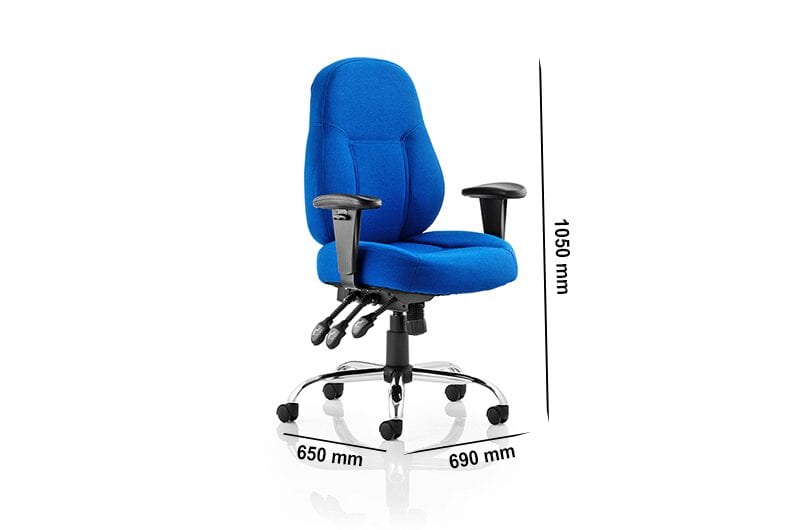 Storm – Bonded Leather Operator Office Chair with Arms