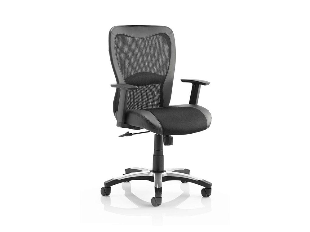 Lucius – Executive Chair with Mesh and Black Leather