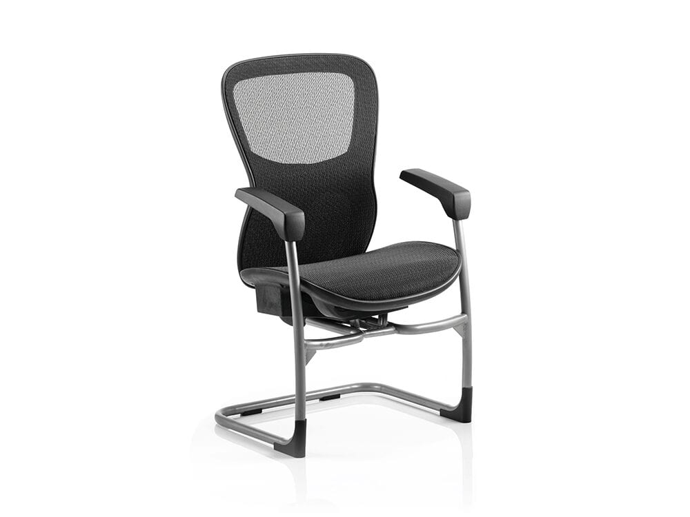 Bond – Mesh Back Operator Office Chair with Airmesh Seat in Black
