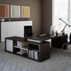 Alfonso – Wood Finish Panelled Legs Executive Desk7