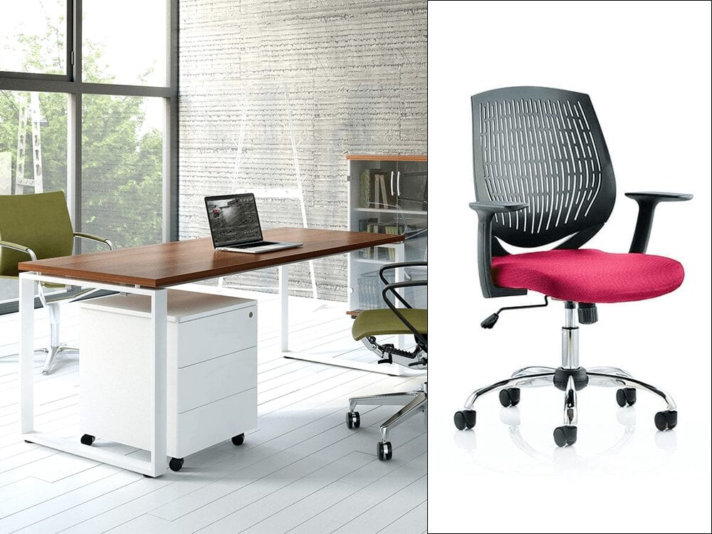 Bella – Office Desk with Ring Leg