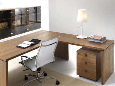 Brando Executive Desk With Panelled Leg And Optional Return 02