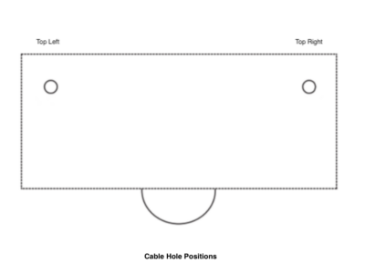 Cable Hole Positions