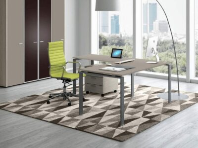Dante - U Leg Sturdy Office Executive Desk with Optional Return & Pedestal