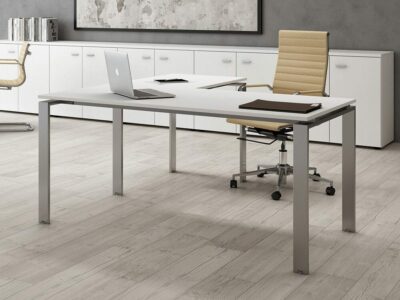 Dante - U Leg Sturdy Office Executive Desk with Optional Return & Pedestal
