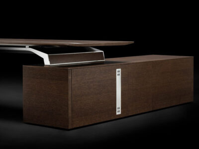 Futura – Modern Black Executive Desk 4