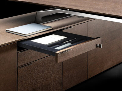 Futura – Modern Black Executive Desk 5