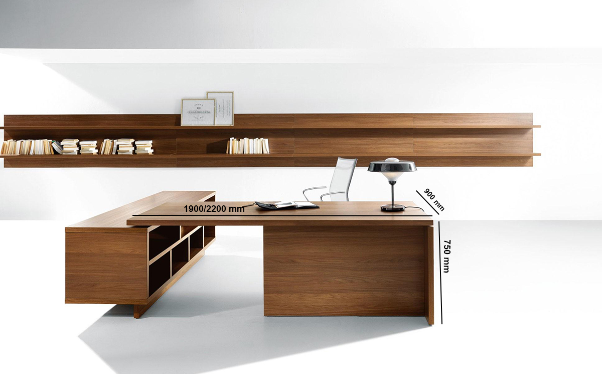 Grandioso 1 – Grand Executive Desk And Optional Credenza Unit