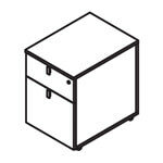 Grandioso 2 Pedestal 2 Drawer