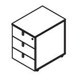 Grandioso 2 Pedestal 3 Drawer