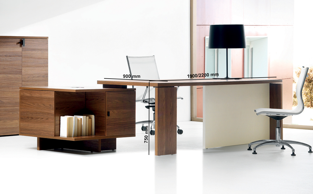 Grandioso 2 – Grand Executive Desk And Optional Credenza Unit