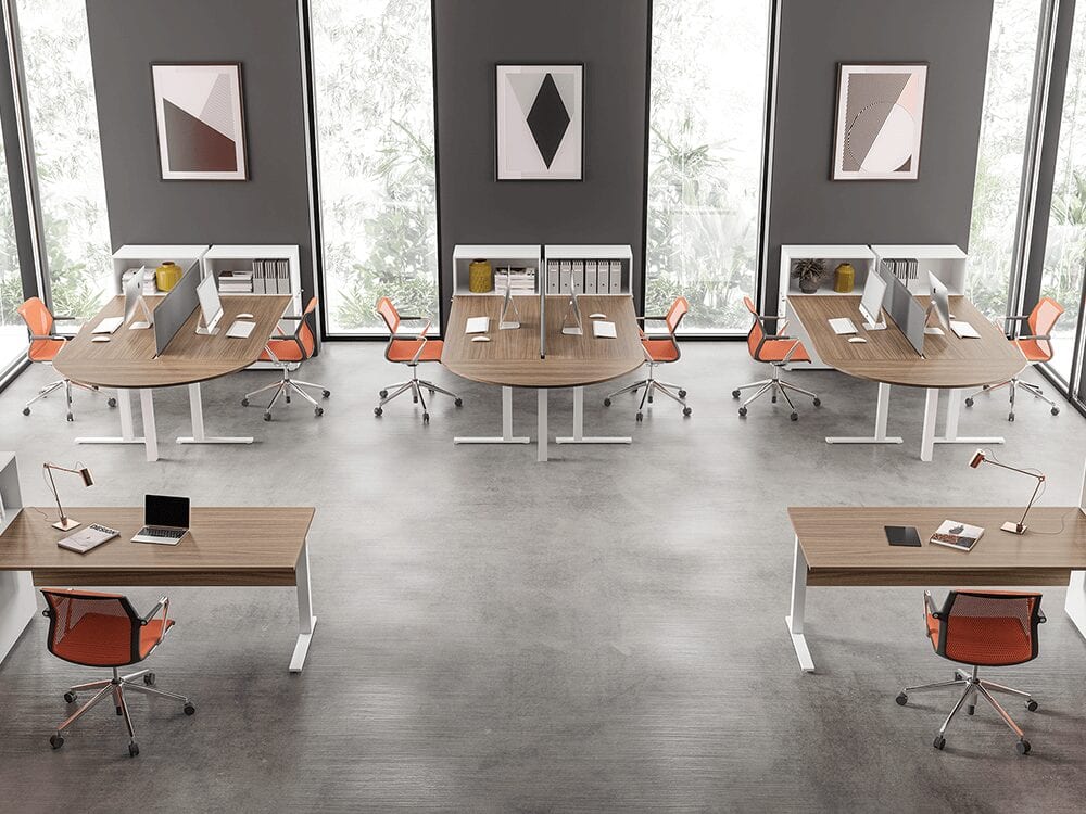 Ampio – Wide Square C Leg Office Operational Desk