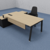 Minimo 1 Simple Executive Desk With Optional Credenza Unit 09 Img
