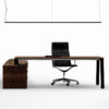 Minimo 1 – Simple Executive Desk With Optional Credenza Unit 01 Img