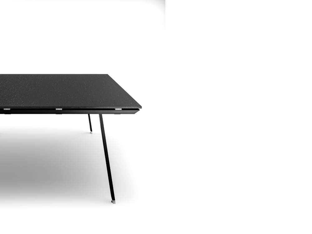 Minimo 1 – Simple Executive Desk With Optional Credenza Unit 02