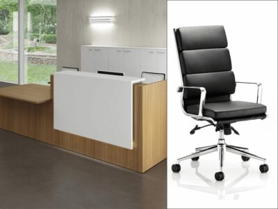 Nero 2 - Reception Desk with Right-Hand DDA Approved Wheelchair Access