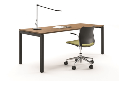 Nicolo Executive Desk With Goalpost U Leg1