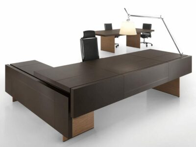 Darcey Prestigious Executive Desk with Leather Top