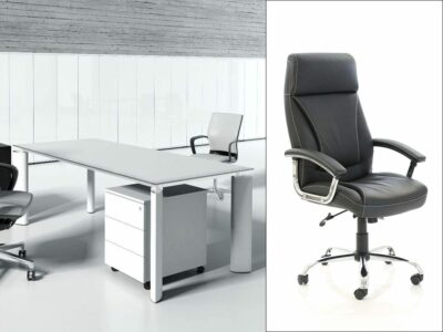 Reve – Boardroom Desk with White Legs