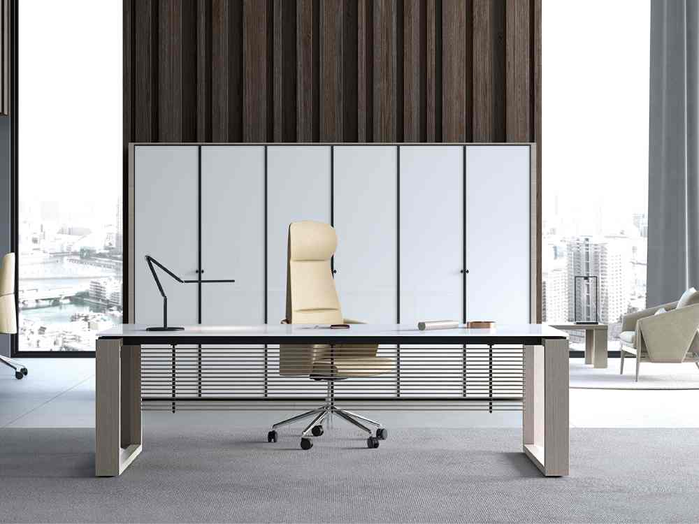 Ryder – Executive Desk With Optional Credenza Unit And Modesty Panel 4