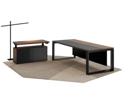 Ryder – Executive Desk With Optional Credenza Unit And Modesty Panel 7