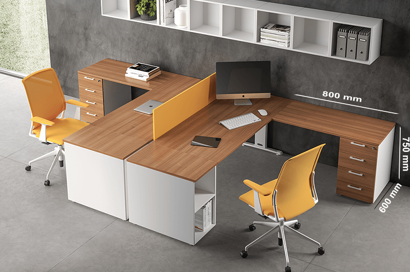 Size (extension) T Square Operational Desk1