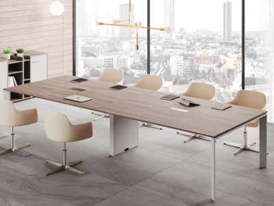 Bramante Large Straight Meeting Table Mainimg