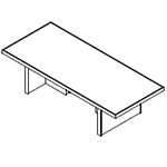 Small Rectangular Table (8 Persons & Laminate Top)