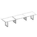 Extra Large Rectangular Shape Table (16,18 and 20 Persons)