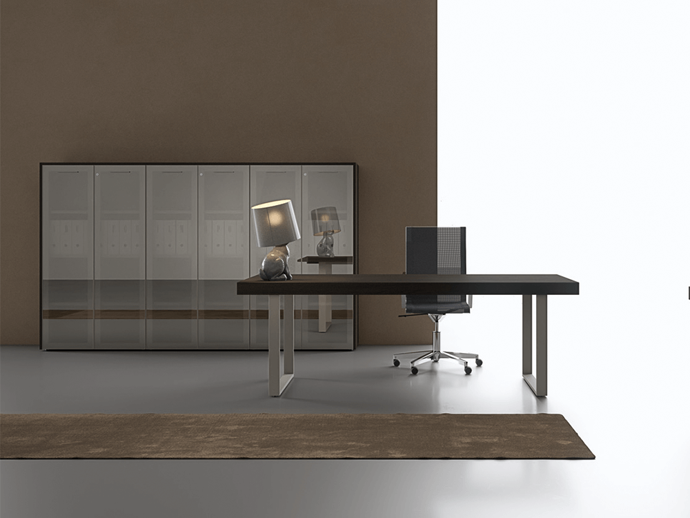 Ernesto – Executive Desk With Leather Inlay2