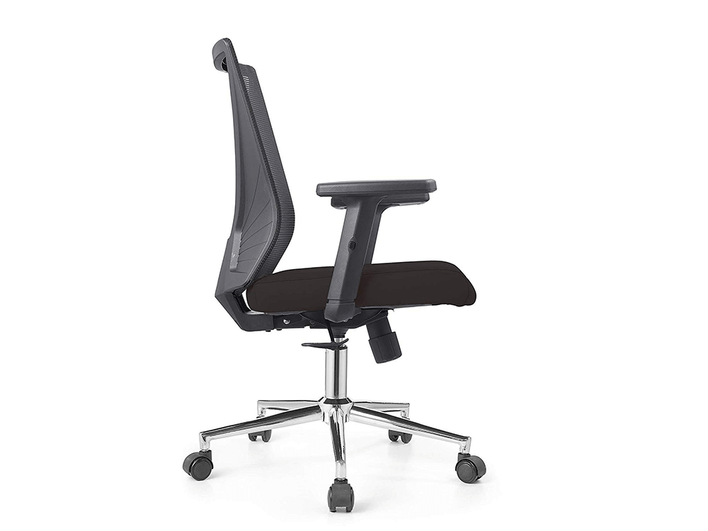 Low Back Grey Mesh Operators Revolving Chair 1