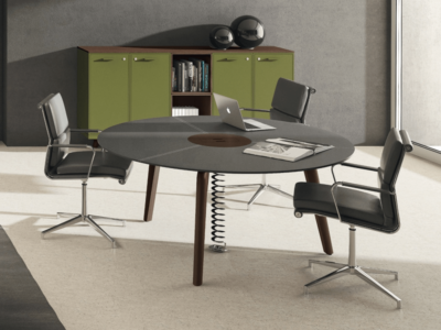 Rail 3 Tops Round Meeting Table Mainimg