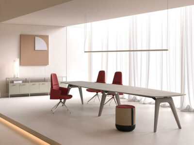 Rail Shaped Meeting Table