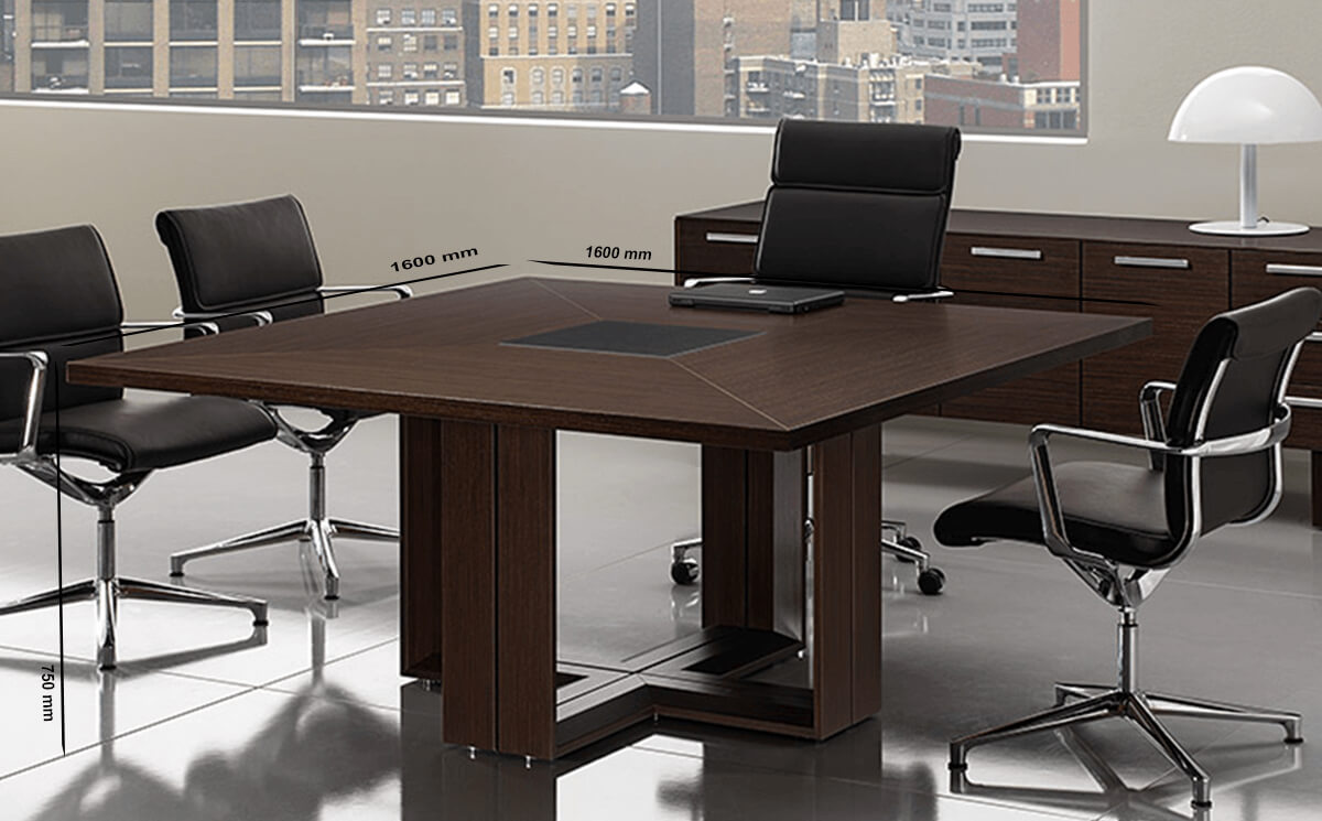 Size Arche Meeting Tables In American Walnut Size Arche Meeting Tables In American Walnut