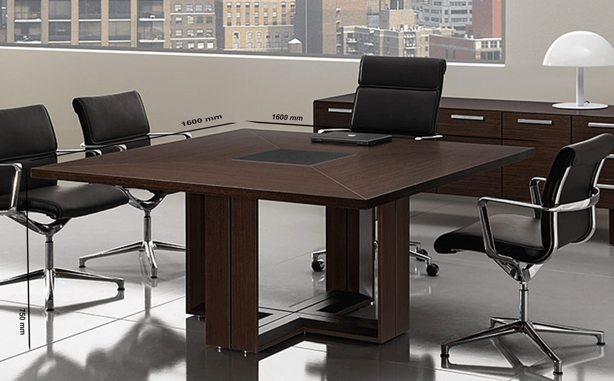 Size Arche Meeting Tables In American Walnut