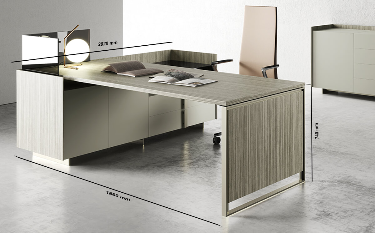 Size Magenta Operational Desk