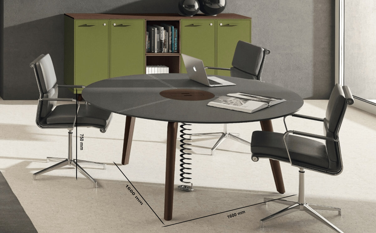 Size Rail 3 Tops Round Meeting Table Size Rail 3 Tops Round Meeting Table
