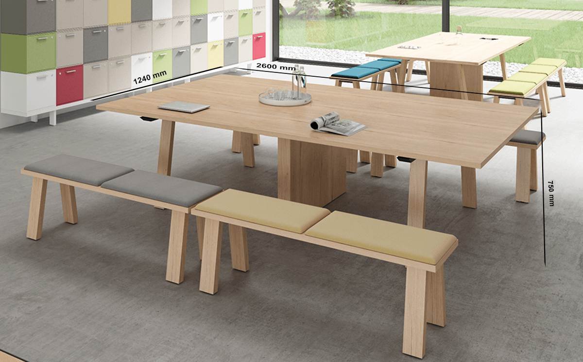 Size Take Off Bench With Coated Legs And One Coated Middle Leg Size Take Off Bench With Coated Legs And One Coated Middle Leg