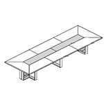 Large Rectangular Shape Table (16 Persons)