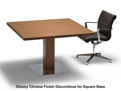 Yabel 2 – Wood Veneer Round And Square Shape Meeting Tables With Square Base 02