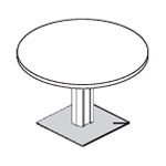 Round Shape Table (2 and 4 Persons)