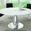 Yadon Round And Oval Shape Meeting Table 2