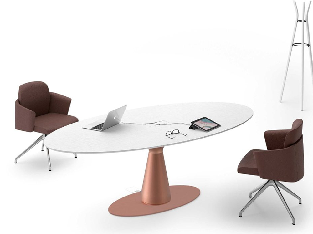 Yadon Round And Oval Shape Meeting Table Main 02